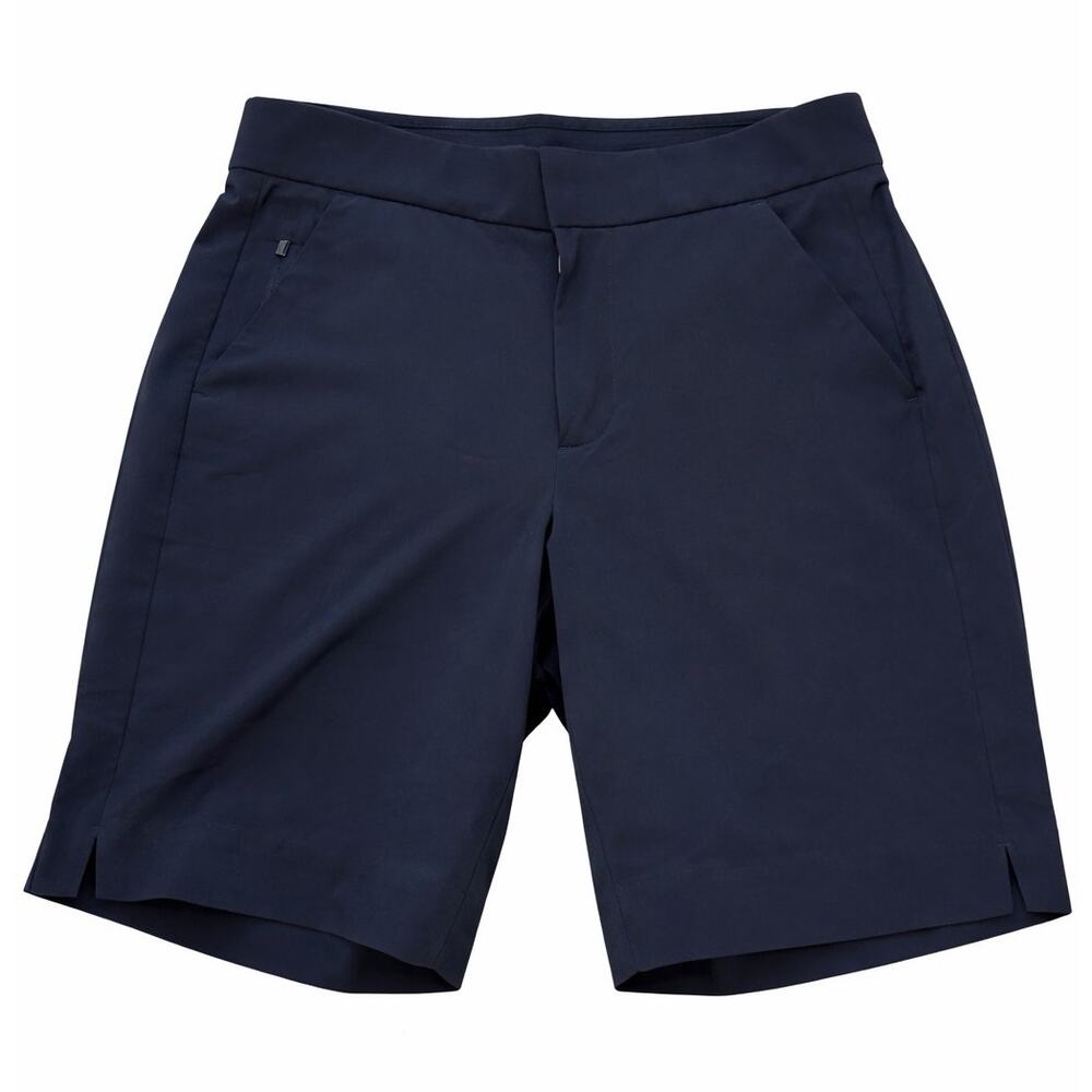 Athleta Becca Bermuda Shorts Navy Stretch Travel Athletic Golf - Size 2